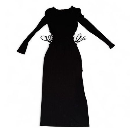 Kleid langarm schwarz 