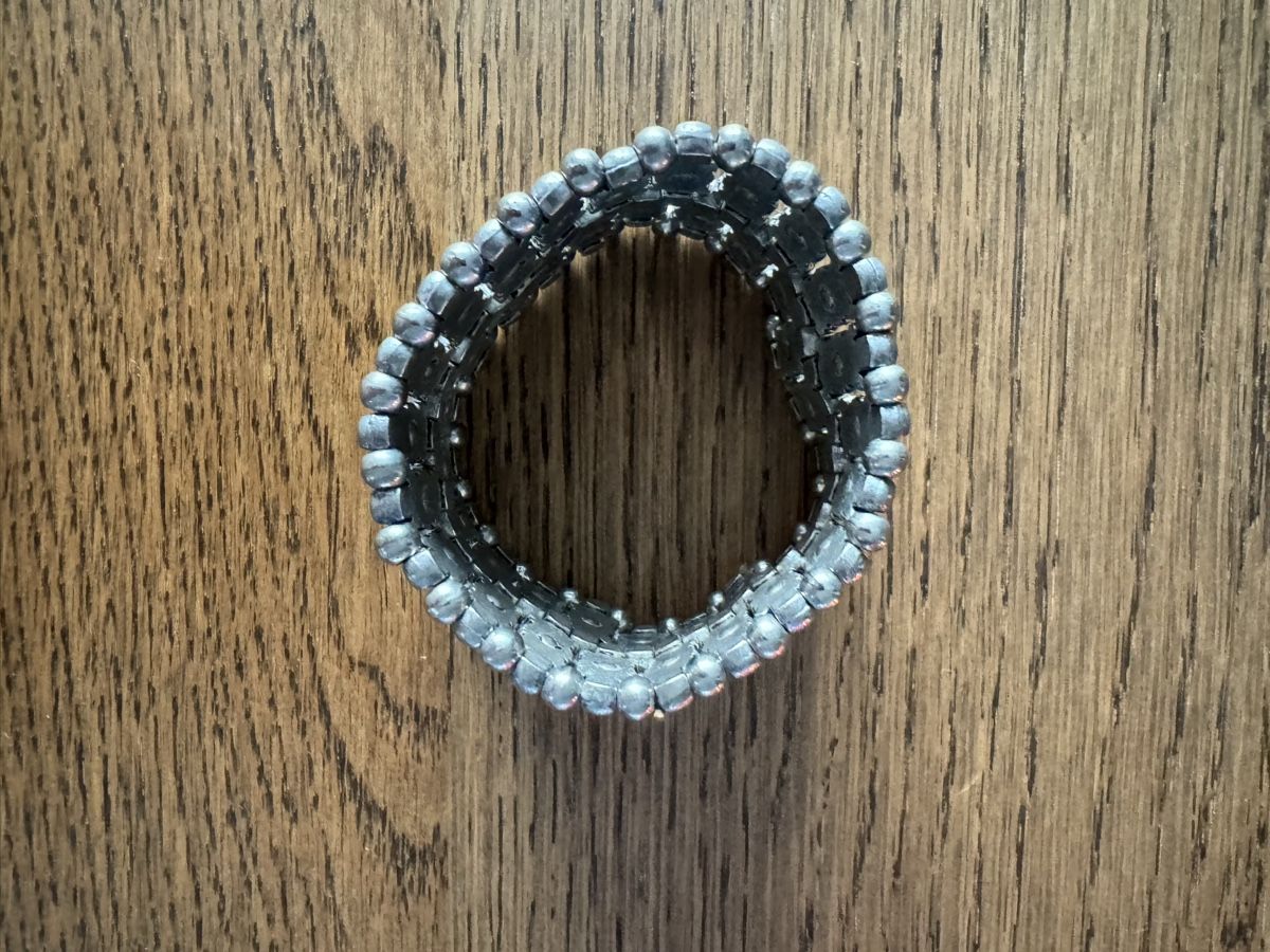 Bracciali & Braccialetti: Metallarmband mit weissen Steinen – Usato da Luzern venduto da wet_7bm6 2