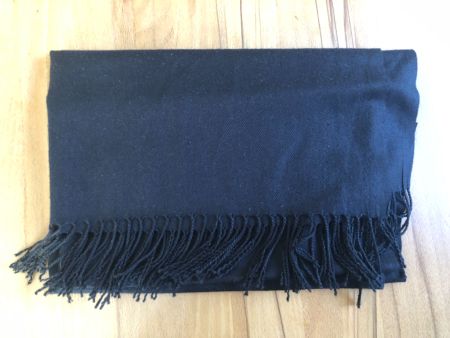Klassischer Schal Schwarz – H&M – 180x70 cm – Vielseitig