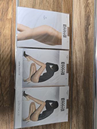 Wolford Satin Touch 20 Gr.L Neuwertig 3 Stück Strumpfhose