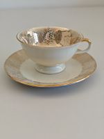 Teetasse Porzellan - Bavaria - Golddekor - 1950