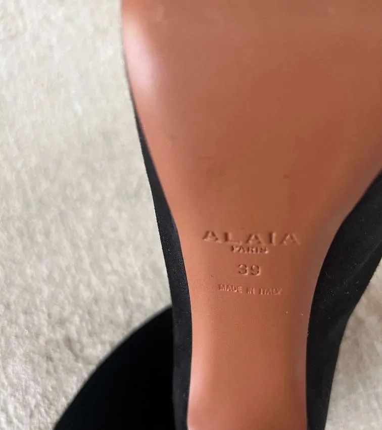 Alaia Scarpe da donna: Alaia Ankle Boot, Leoparden Muster, Gr. 39, schwarz – Nuovo (secondo la descrizione) da Triesen venduto da atos87 4