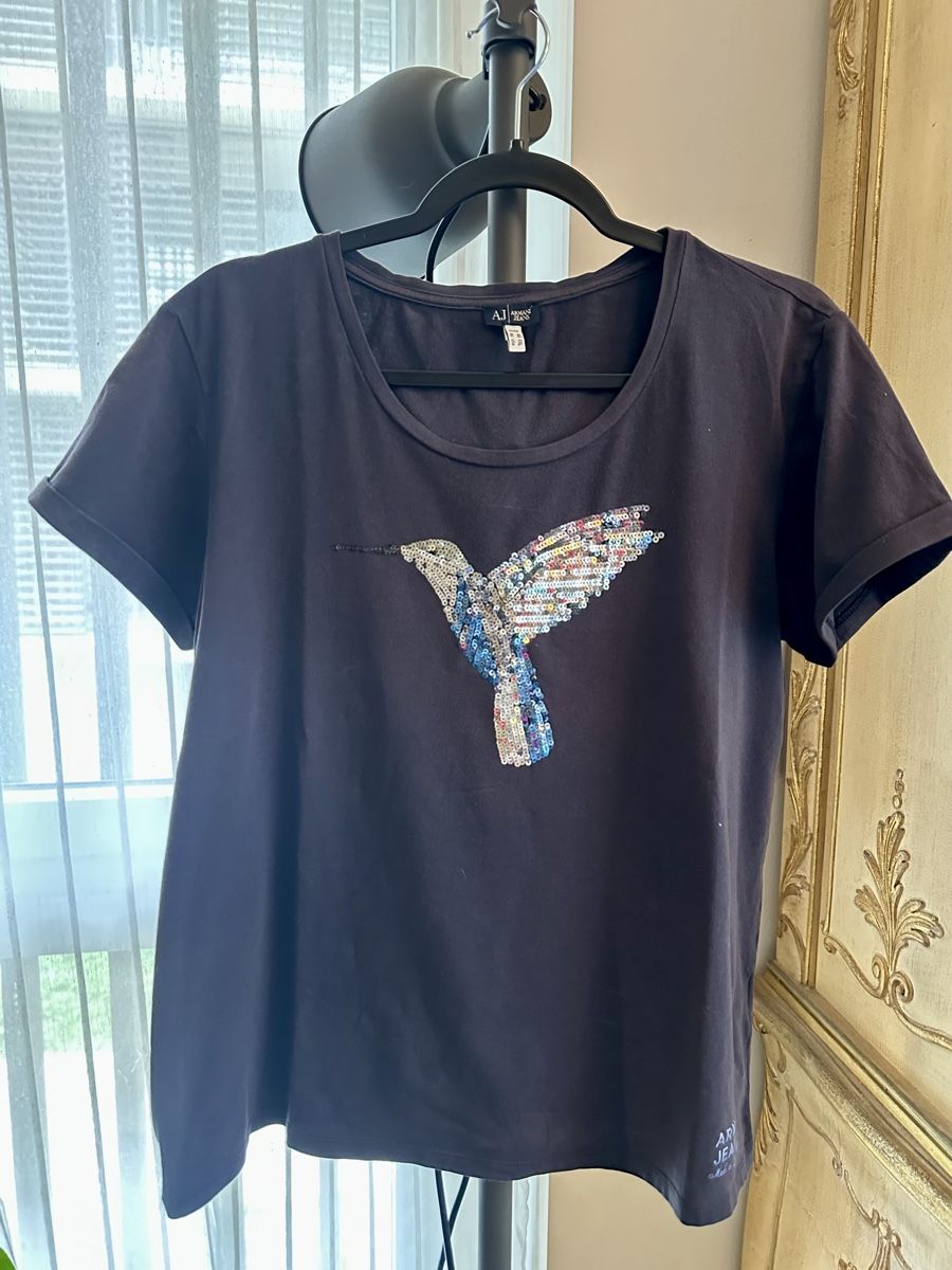 Armani T-shirt: Armani Tshirt Gr.48 cotton elastin  – Usato da Genève venduto da Mycollection