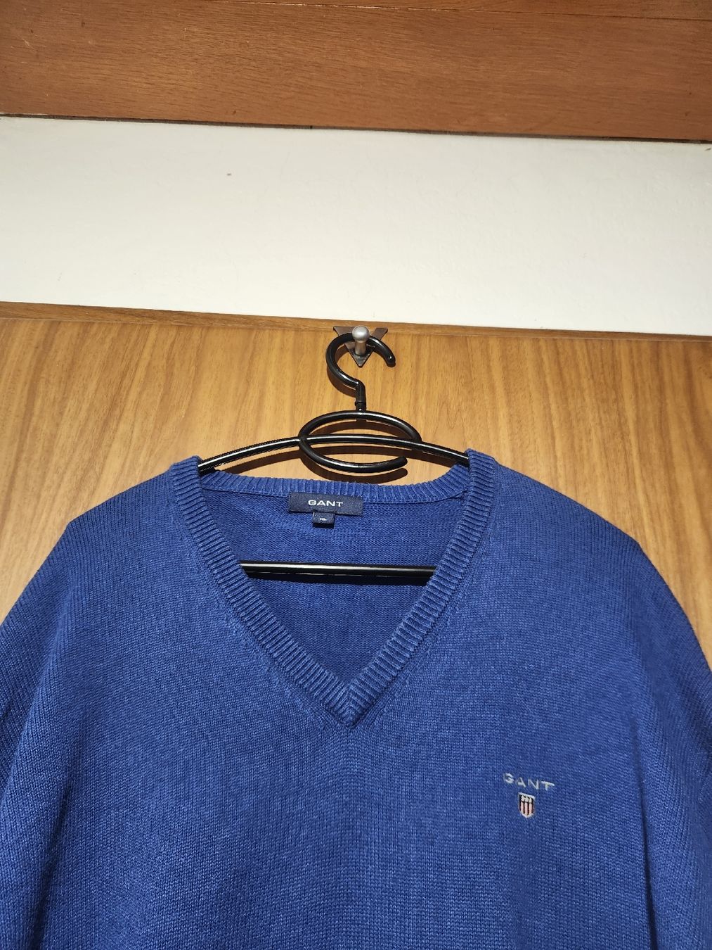 Guanti & manicotti: Pull Gant col V bleu 100% coton taille XL – Usato da Niedergösgen venduto da Eva2410 2