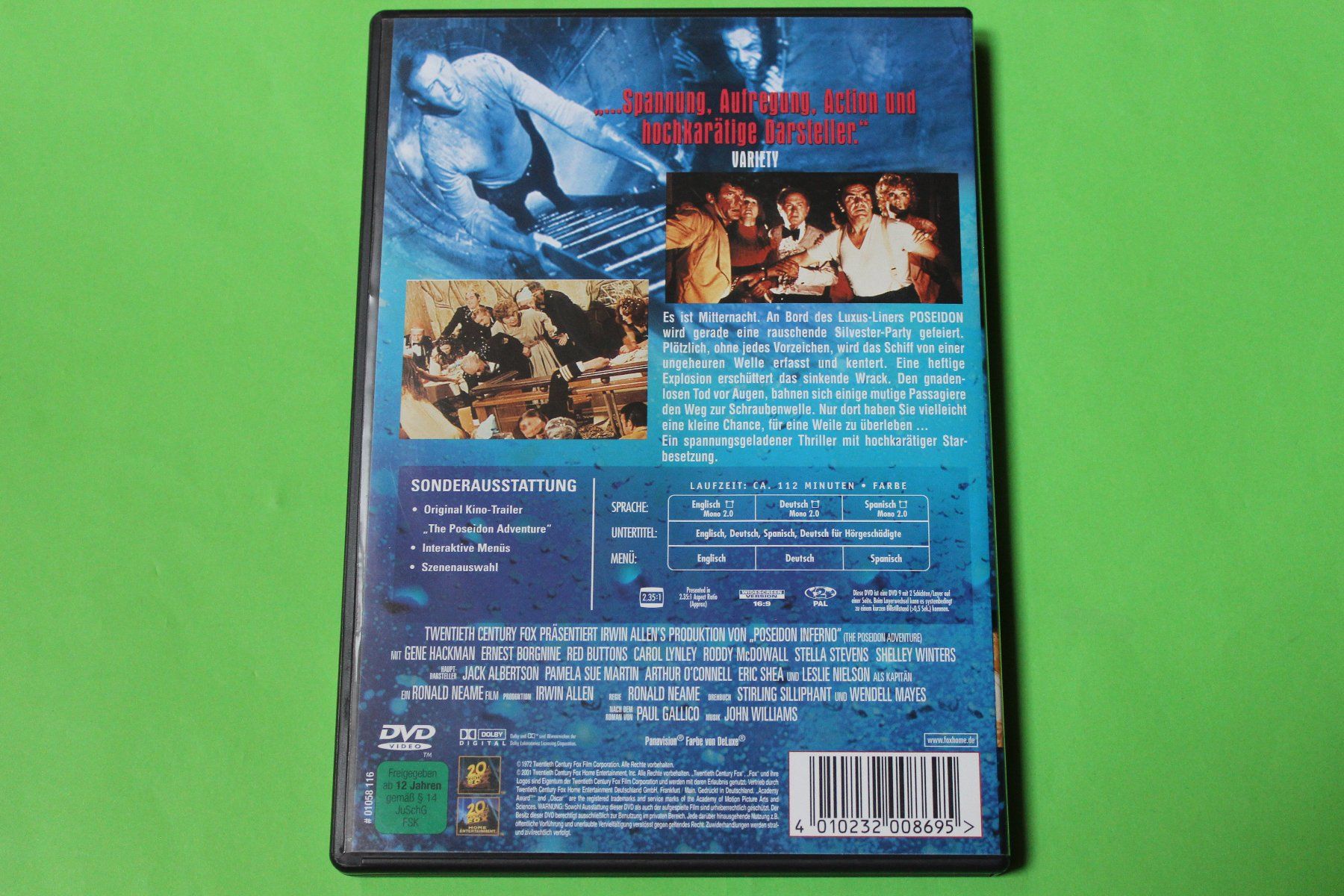 Alle DVDs: POSEIDON INFERNO - DAS ORIGINAL 1972 DVD – Gebraucht aus Tübach von JamesStone 2