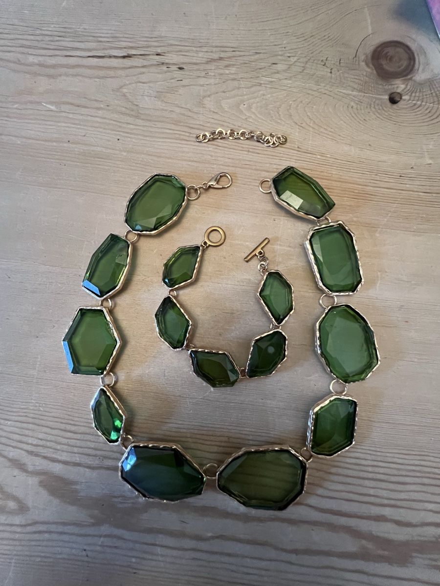 Bracelets: Modeschmuck grün/gold farbig – Neuf (Voir description) à schaffhausen par Oranjeboven 4
