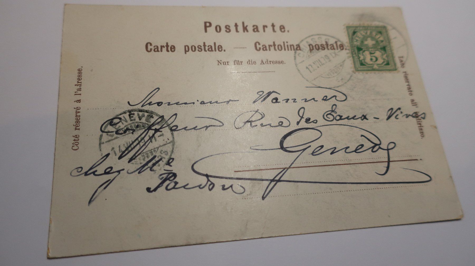 Cartes postales: Saluto da Lugano  1899 – D'occasion à Cormoret par Pascalll2001 4