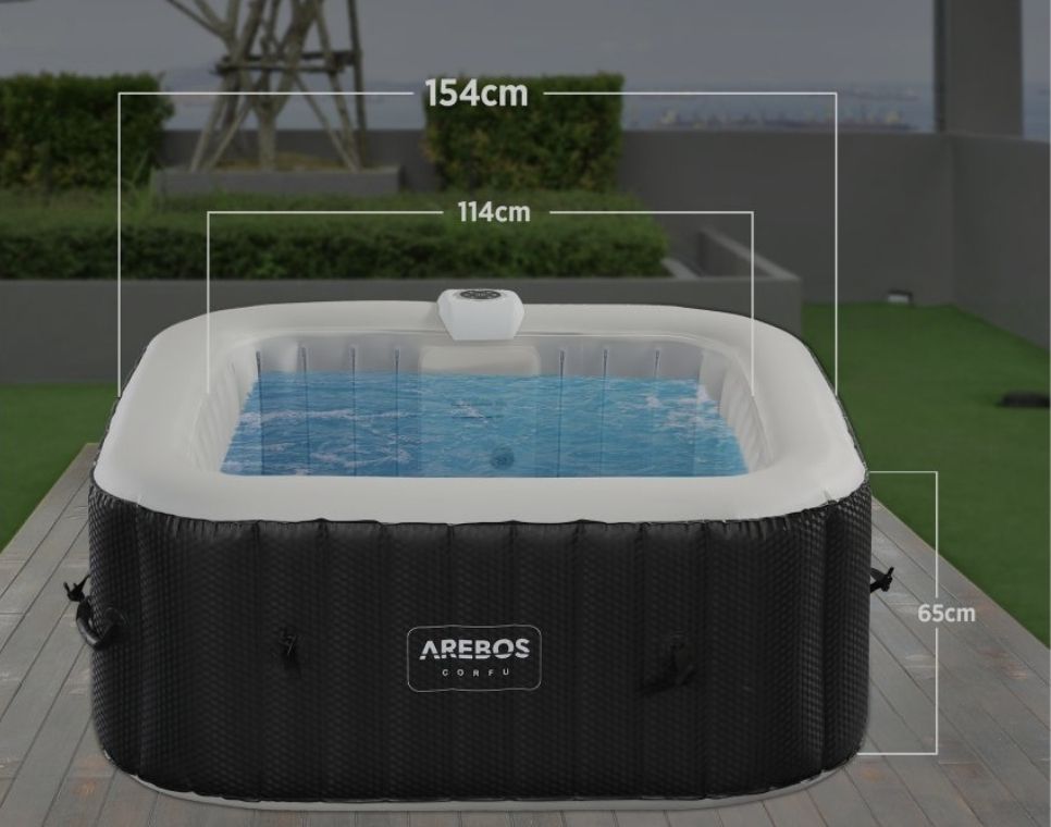 Whirlpool: SPA Pool "CORFU" mit LED 2400W NEU – Neu (gemäss Beschreibung) aus Nebikon von warendiscount 5