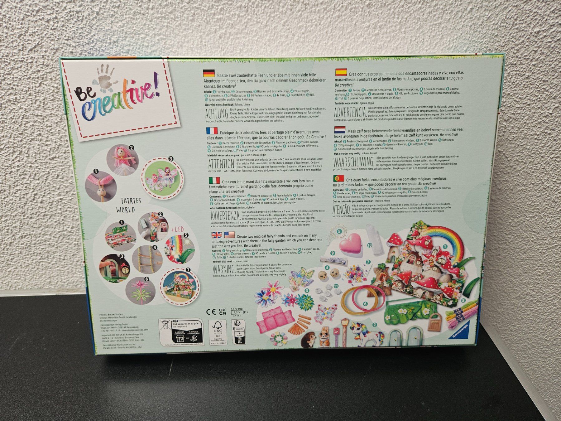 Bastelsets: Neu - Ravensburger - Bastelset - Be creative - Feen mit LED – Neu und originalverpackt aus Dagmersellen von Jarsetz_Restposten 1