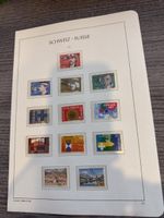 Schweiz Briefmarken Sammlung 1977 - Leuchtturm Album!