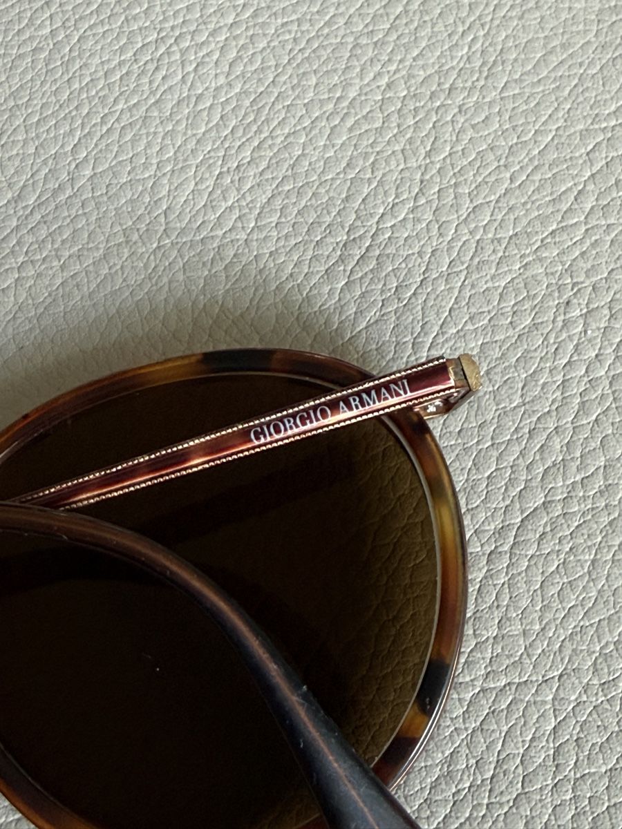 Armani Occhiali & Lenti: Original Giorgio Armani Round Sunglasses Tortoise Shell – Usato da Zürich venduto da Allwelcome 4