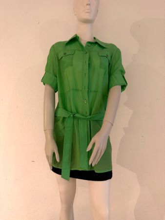Chemisier très classe, dame 38-40, vert vif