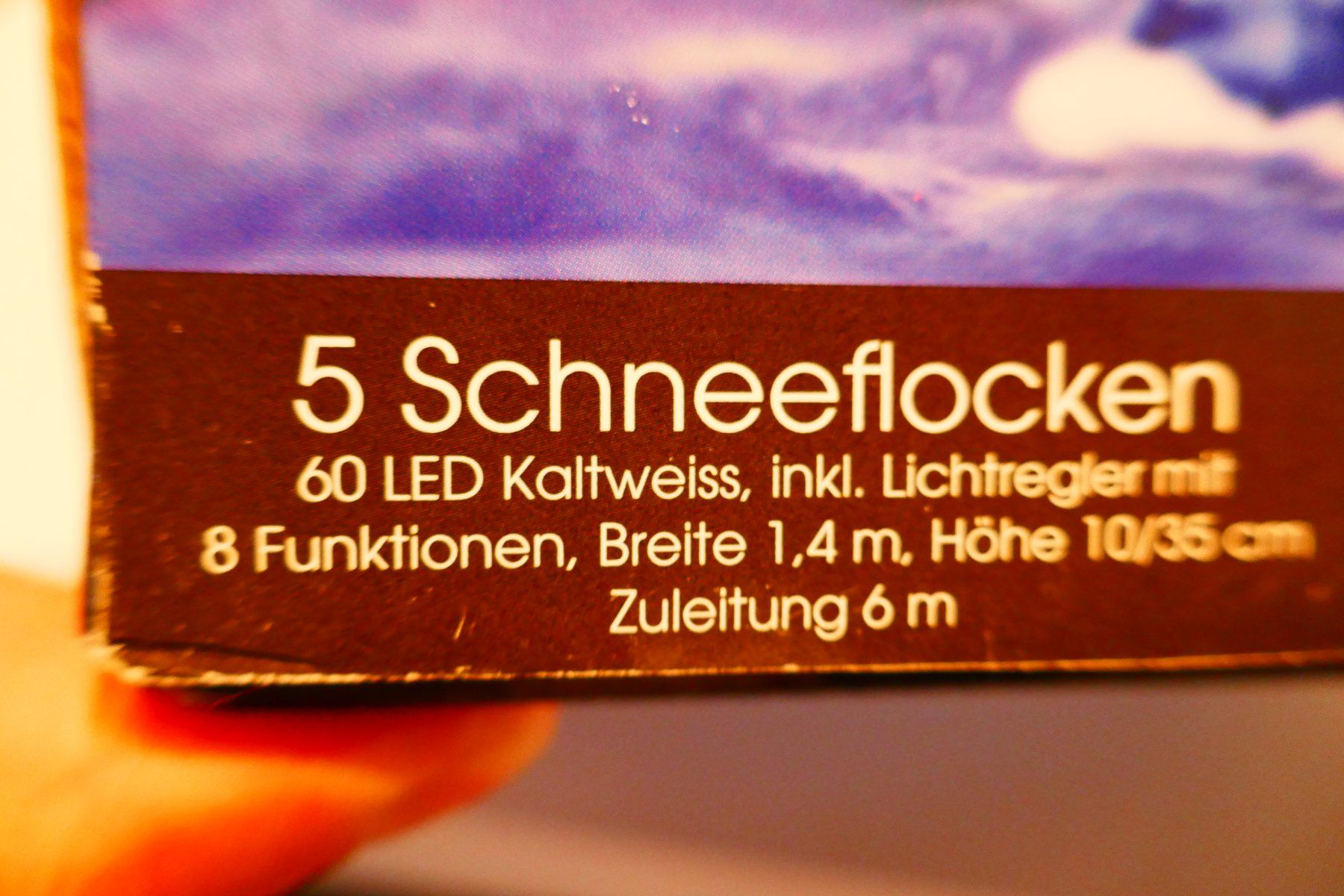 Migros Ghirlande e barre luminose: Lichterkette Schneeflocken LED – Nuovo (secondo la descrizione) da Tegerfelden venduto da X-Truck 1