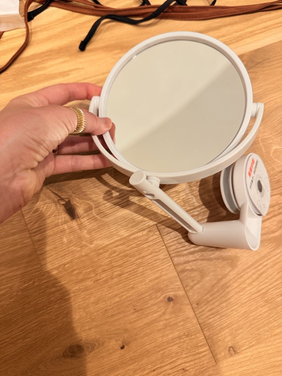 Spiegel: Spiegel mit Lampe neu Rund Weiss – Neu (gemäss Beschreibung) aus Dotzigen von White_Warrior