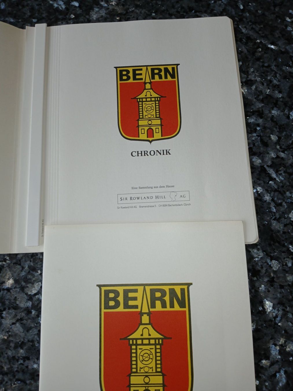 Libri: Bern Chronik - Rowland Hill AG – Usato da Hindelbank venduto da Koni0307