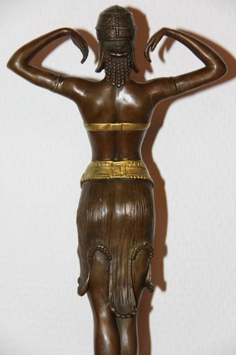 Sculture & Statue: Sculpture en bronze sur socle marbre . – Usato da Praz (Vully) venduto da pikuluka1 2