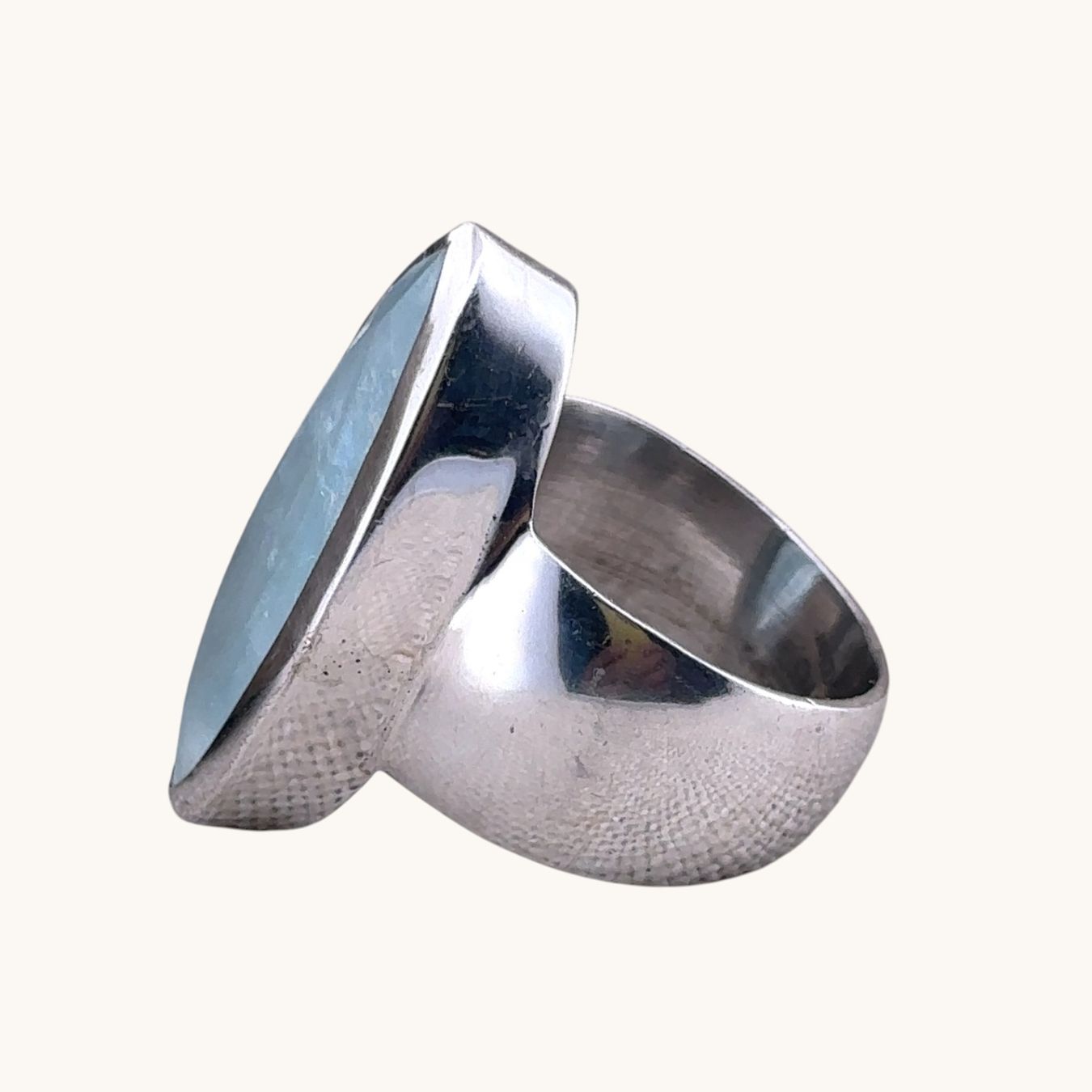 Olga Ribler Ringe: Silberring mit Aquamarin, Gr. 54 – Neu (gemäss Beschreibung) aus Luzern von MonikaS03 3