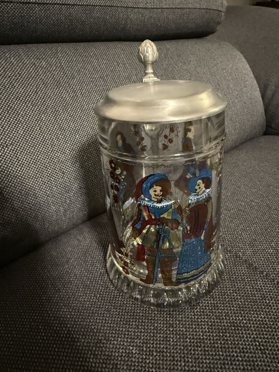Bicchieri: Bierkrug BMF mit Zinndeckel – Usato da Buchs SG venduto da and_d8tp