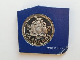 25 Cent Barbados 1975 PP