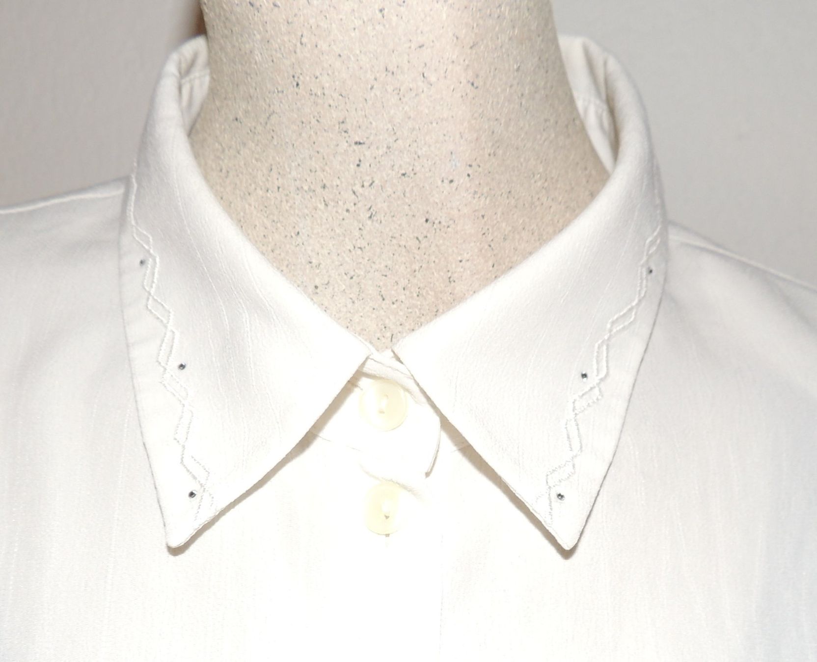 C&A Camicette: SCHÖNE BLUSE "FUNKELNDE ZIRKONE" VISCOSE C&A NEU L – Nuovo (secondo la descrizione) da Au ZH venduto da FashionConsultant 2