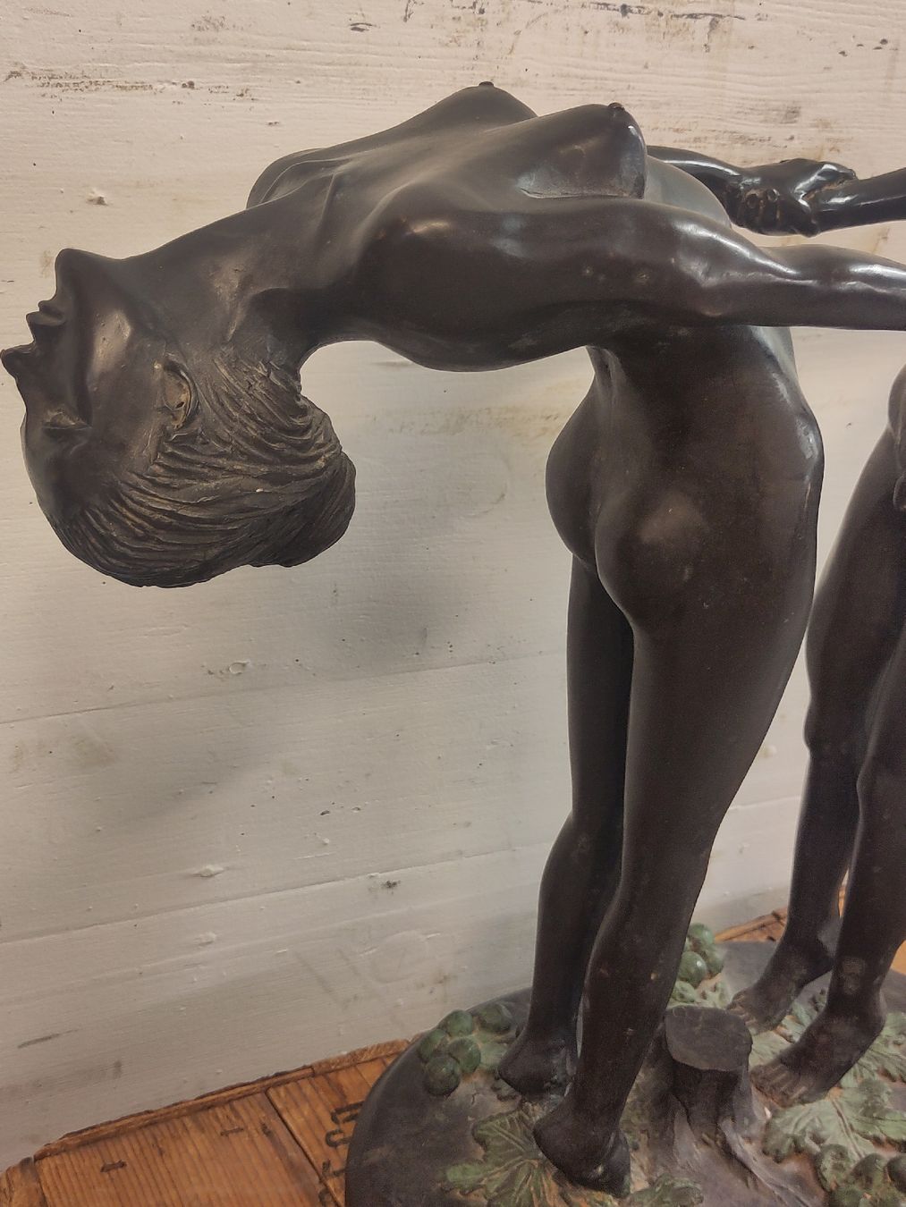 Skulpturen & Statuen: Blumenhalter aus Bronze – Gebraucht aus Basel von Morgenmuffel 5