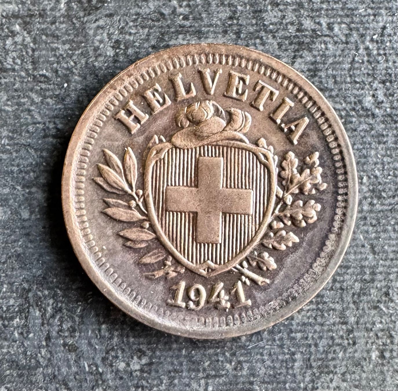 Alle Münzen: 1 Rappen 1941 – Gebraucht aus Meilen von coins4sale