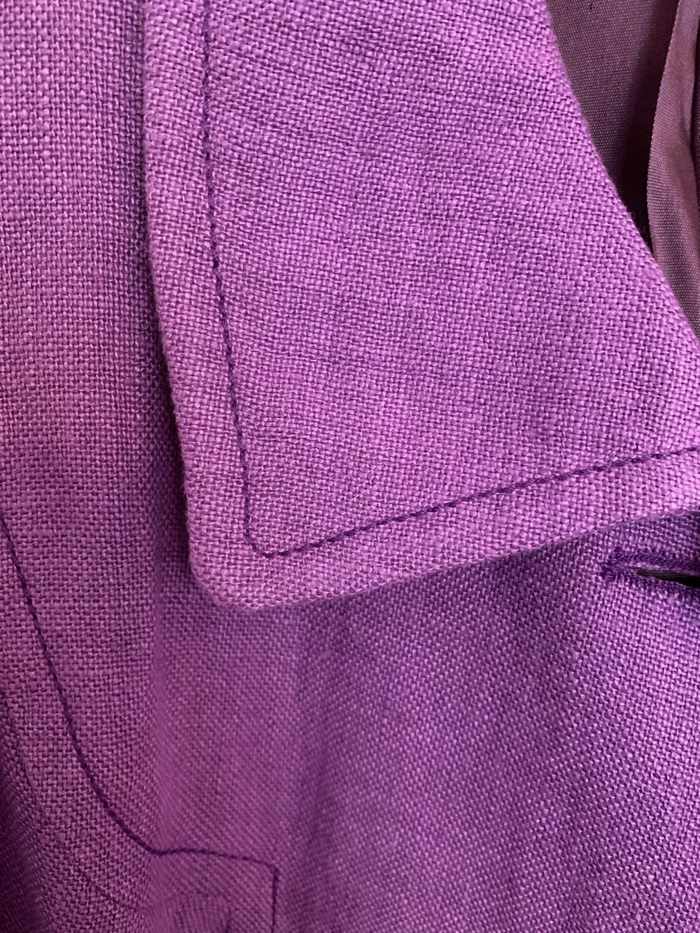 Jacken: 100% Leinen Jacke violett Gr. 38 / M – Gebraucht aus Fislisbach von KolibriSecondhand 2