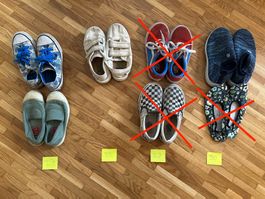 Lot 4 x kinder jungen Schuhe Gr. 27-30