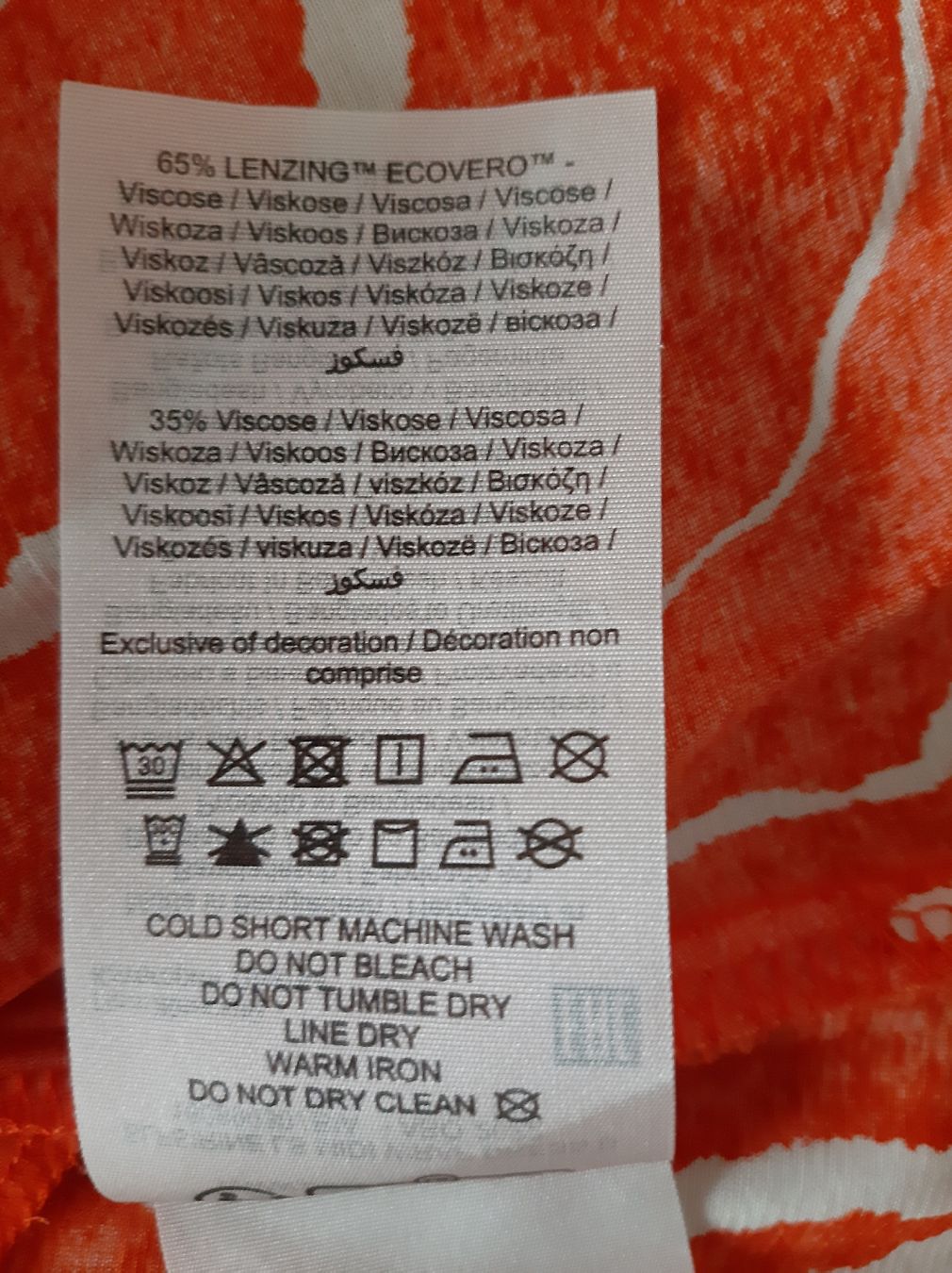Vestiti: Wickelkleid Orange – Usato da Zollikon venduto da maybeadiva 2