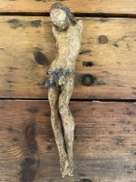 Antique Jesus Skulptur aus Holz 16/17 Jh