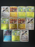 11 cartes Pokémon Rare Reverse Pokeball ME Héros Transcendan