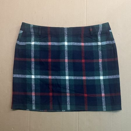 Tommy Hilfiger Klassischer Rock Wollmischung blau Karomuster