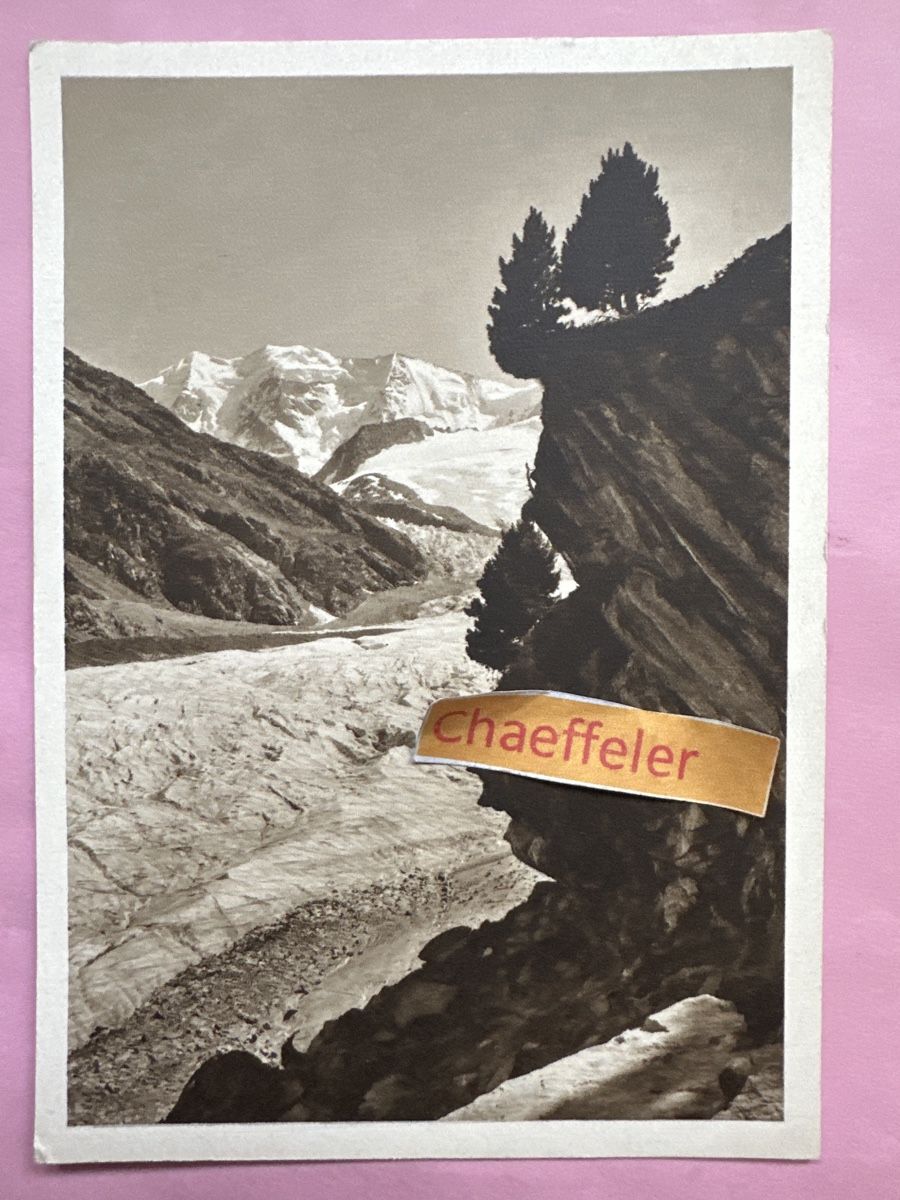 Ansichtskarten: Morteratsch. Piz Palü – Gebraucht aus Zürich von Chaeffeler