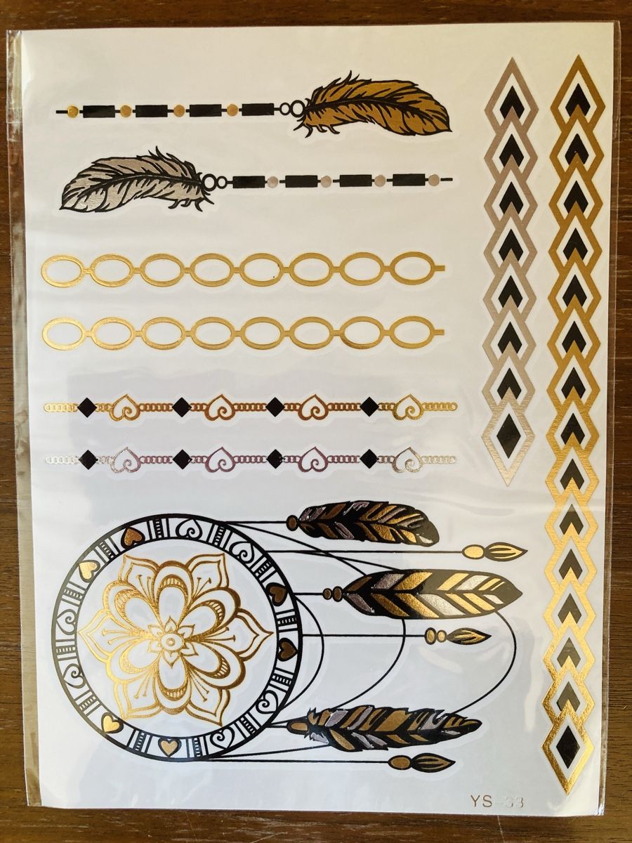 Sticker: autocollants de tatouage, 4 feuilles – Nuovo e nell'imballaggio originale da Ardon venduto da hel_2sxp 3