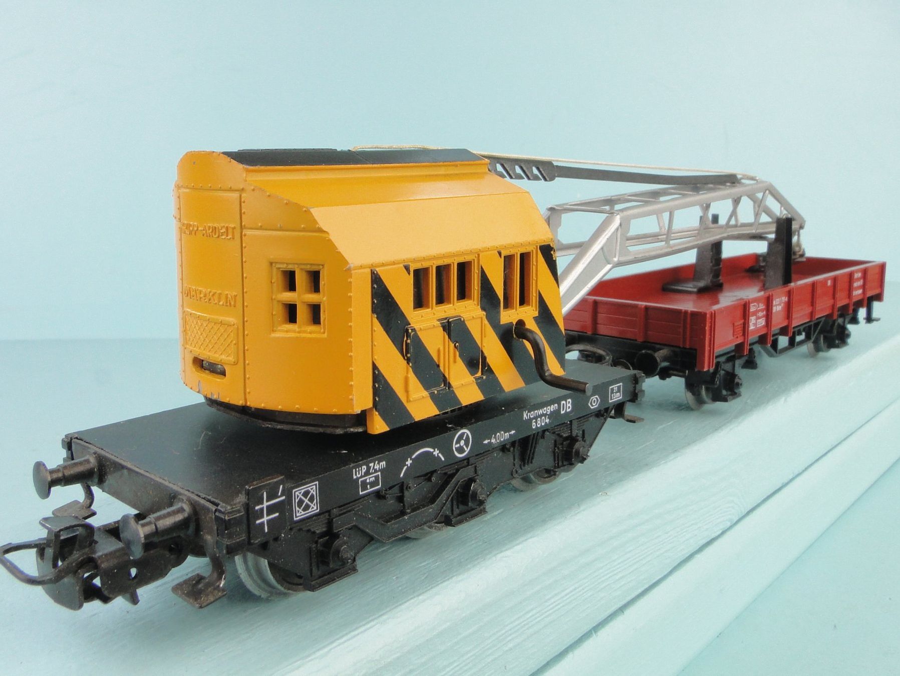 Märklin Modellini di ferrovie: Märklin H0 4671 Kranwagen der DB – Usato da Bülach venduto da cann11 3