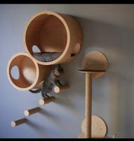 Katzenwand - 7 set aus Holz
