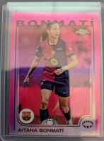 Aitana Bonmatí /250 Pink Refractor – Topps Chrome UWCL 24/25