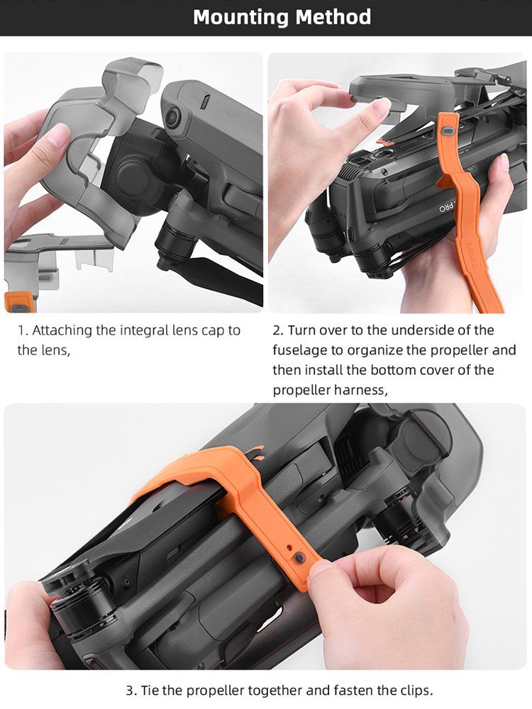 DJI Modellismo RC: DJI - Mavic 3 pro -  Protection caméra et fixation hélice – Nuovo e nell'imballaggio originale da Versoix venduto da Dji-tools-store 1