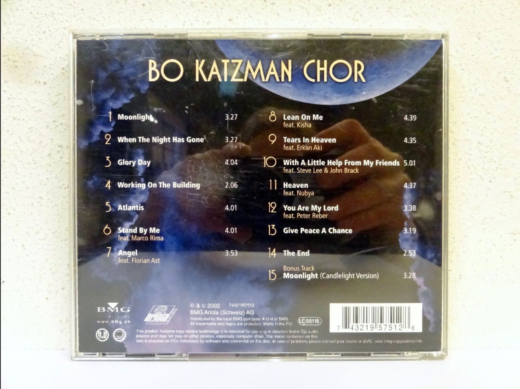 CD: CD BO KATZMAN CHOR / MYSTERY MOON – Usato da Kerzers venduto da djstarsky73 1