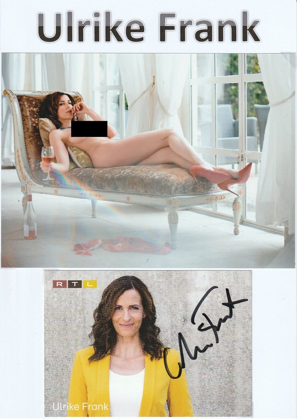 Autografi: Ulrike Frank / Originalautogramm – Usato da Schwyz venduto da racingautographs