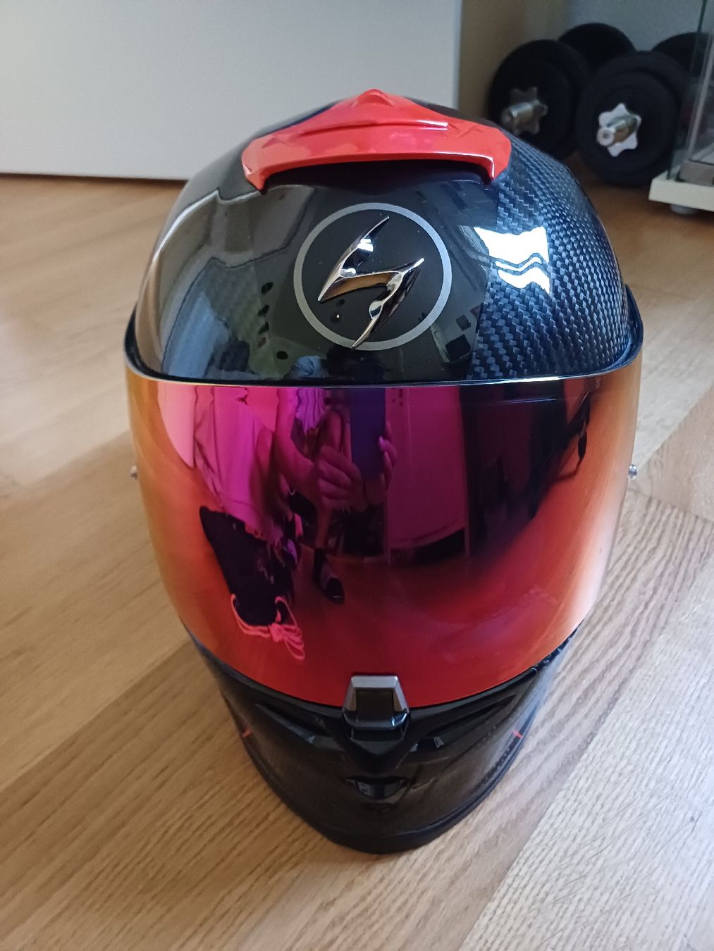 Caschi & visiere: Motorradhelm Scorpion Exo-R1 Evo Carbon – Usato da Dübendorf venduto da LZ9374