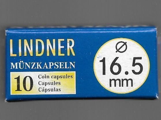 Zubehör: Lindner 10er Pack Münzkapseln 16,5 mm – Neu und originalverpackt aus Lichtensteig von Mac_creative