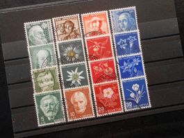 CH Z 101-116  PJ 1942-45  CHF 56 Lot 661