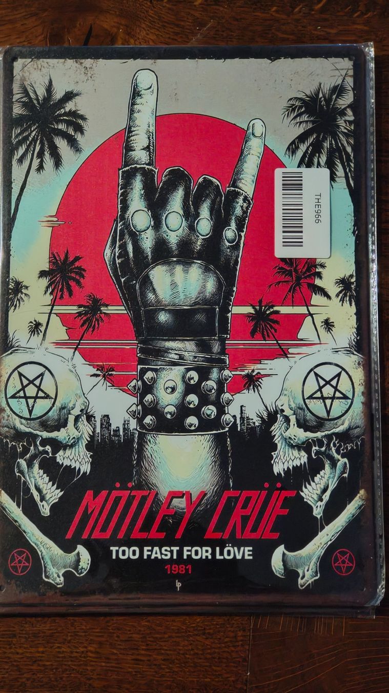 Insegne: Blechschild Mötley Crüe – Nuovo e nell'imballaggio originale da Wangen SZ venduto da Charlie_Firpo