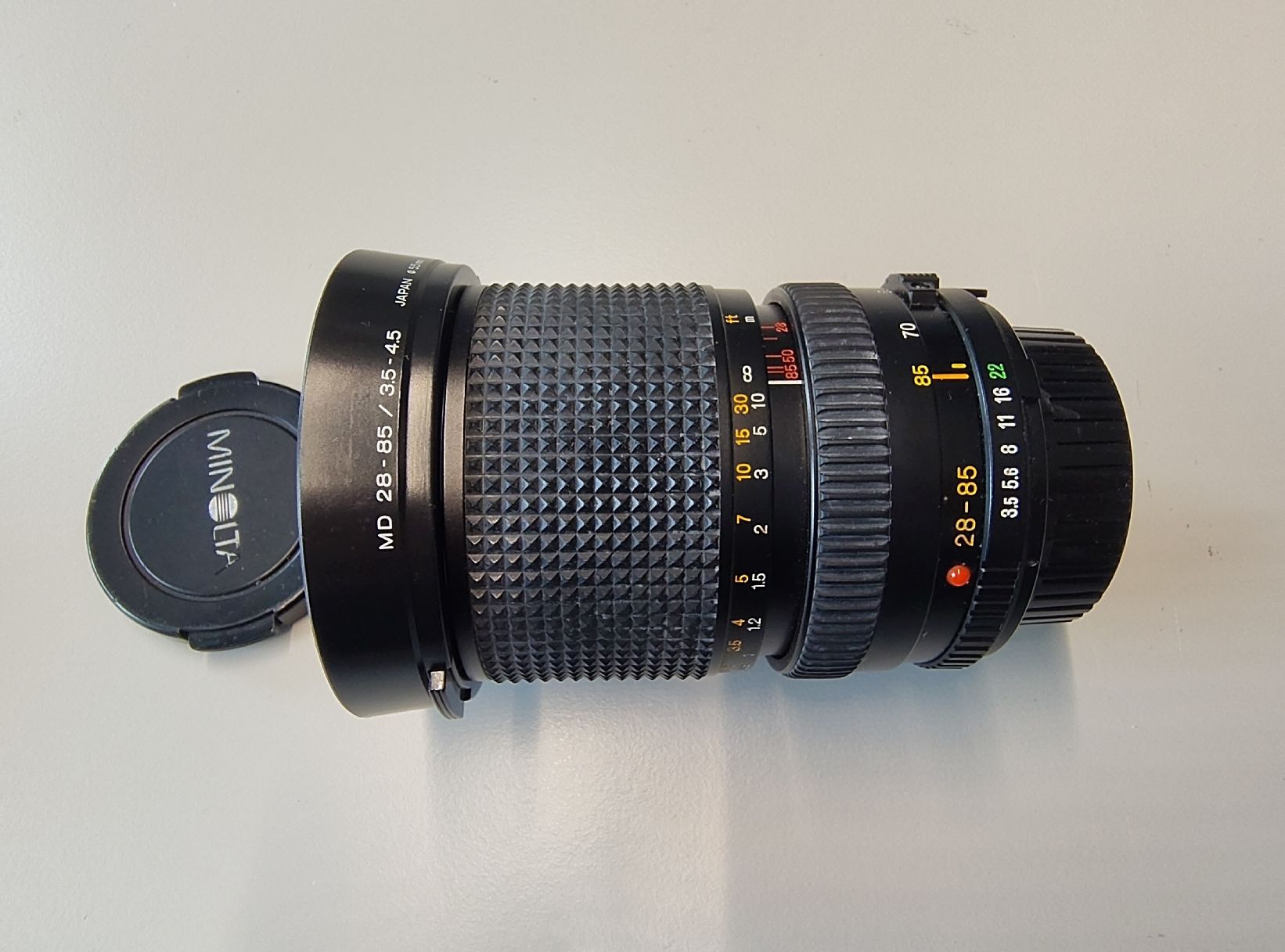 Minolta Obiettivi: Minolta MD Zoom 28-85mm 1:3.5-4.5 – Usato da Zürich venduto da s_a11