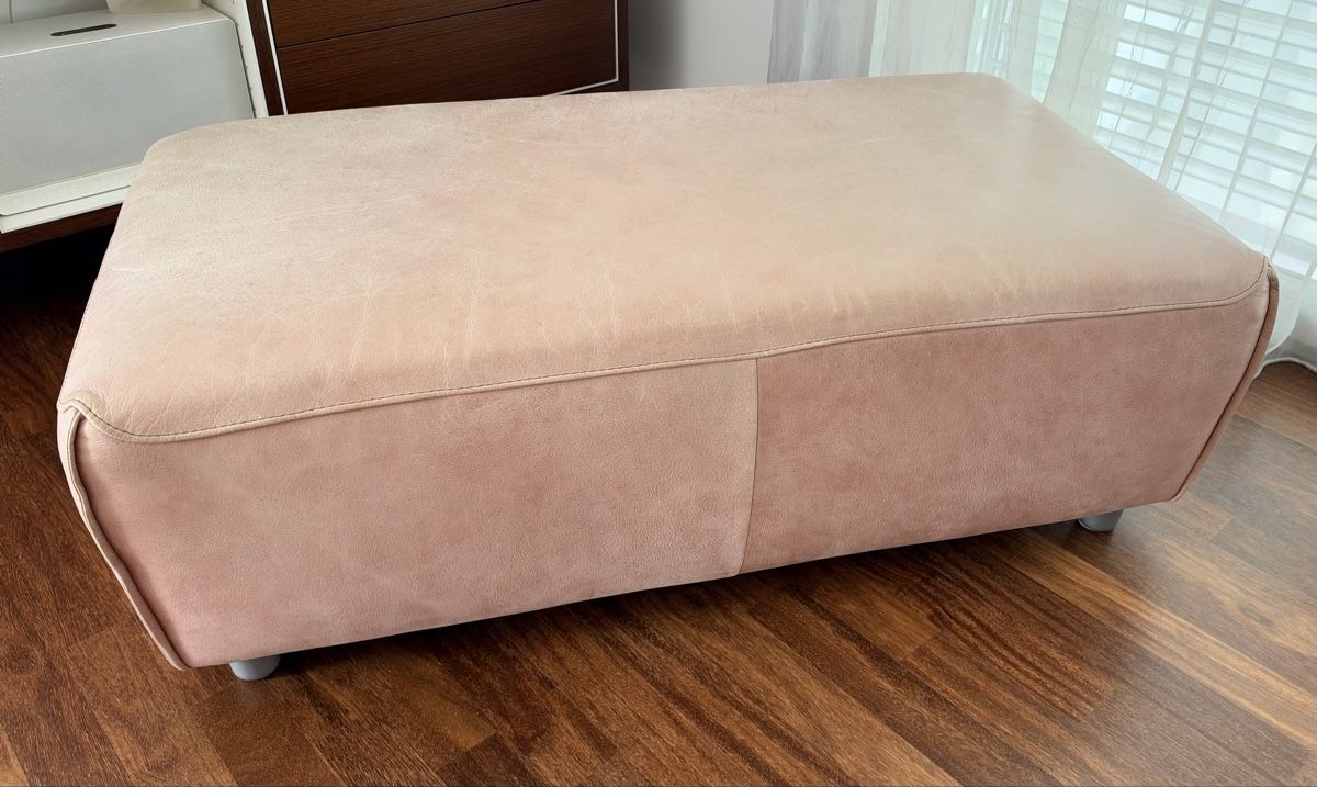 Sofas: Ecksofa Leder braun mit Hocker gebrauchter Zustand – D'occasion à Uster par pat_5mwq 3