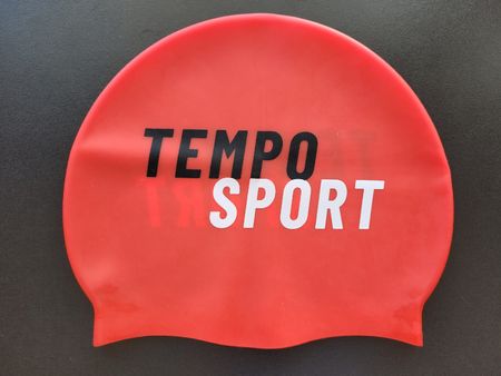 Badekappe rot "Tempo Sport"