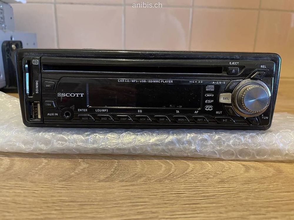 Autoradio SCOTT MCX | CAR CD MP3 USB AUX SD MMC PLAYER (Gebraucht) in ...