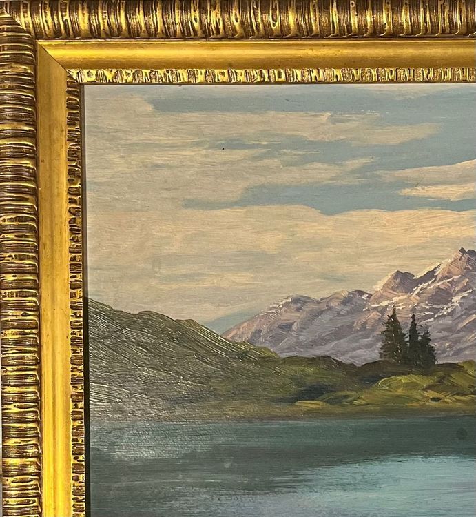Peinture à L'huile Grand Meister – 34x30 Cm, Portrait Historicisme, Signée 2024
