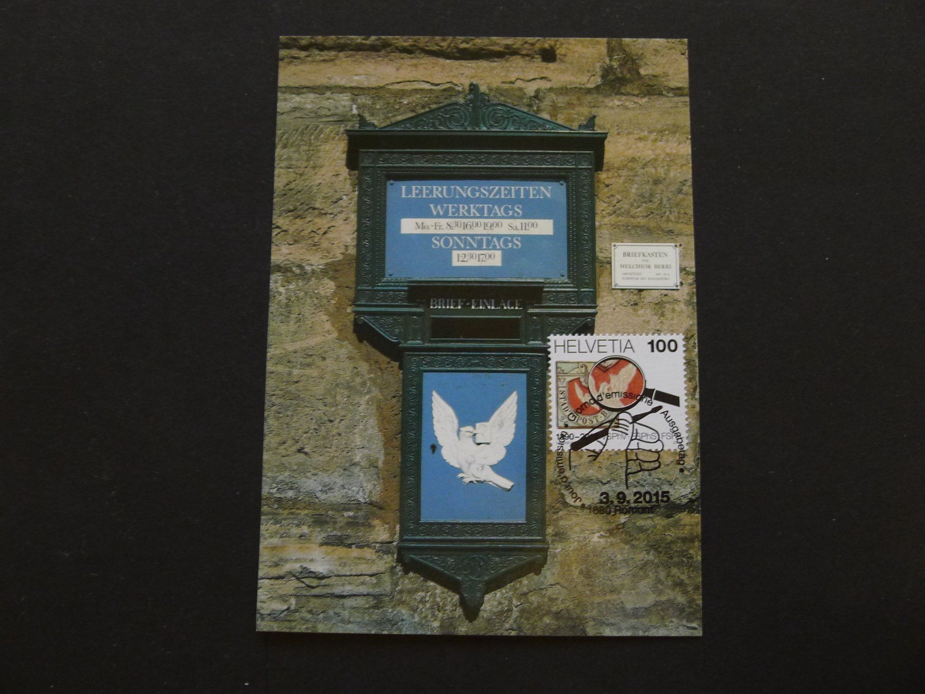Tous les timbres: 2015 Nr. 1560 Maximumkarte – D'occasion à Dagmersellen par wyss1982
